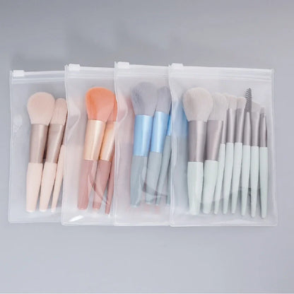 Nouveau Ensemble de pinceaux de maquillage 8 pièces Pinceau correcteur de maquillage Blush Brosse à poudre lâche Ombre à paupières Surligneur Pinceau de fond de teint Outils de beauté