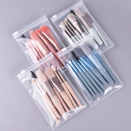 Nouveau Ensemble de pinceaux de maquillage 8 pièces Pinceau correcteur de maquillage Blush Brosse à poudre lâche Ombre à paupières Surligneur Pinceau de fond de teint Outils de beauté