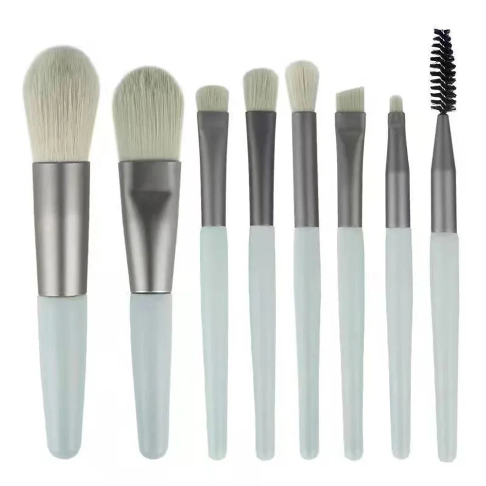 Nouveau Ensemble de pinceaux de maquillage 8 pièces Pinceau correcteur de maquillage Blush Brosse à poudre lâche Ombre à paupières Surligneur Pinceau de fond de teint Outils de beauté