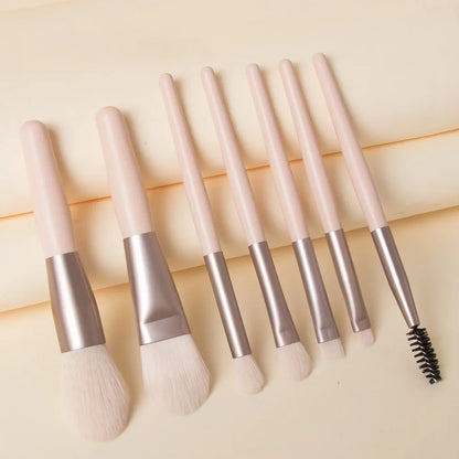 Nouveau Ensemble de pinceaux de maquillage 8 pièces Pinceau correcteur de maquillage Blush Brosse à poudre lâche Ombre à paupières Surligneur Pinceau de fond de teint Outils de beauté