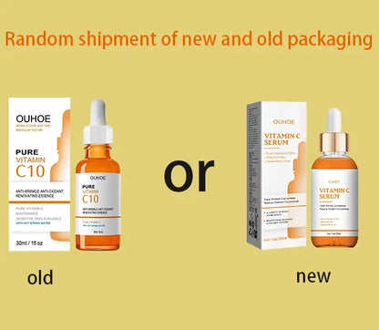 Vitamine C Wrinkle Remover Sérum pour le visage Lifting Raffermissant Fade Fine Lines Anti-aging Essence Blanchiment Éclaircir Nourrir Soins de la peau